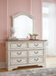 Realyn Twin Panel Bed with Mirrored Dresser and Chest at Towne & Country Furniture (AL) furniture, home furniture, home decor, sofa, bedding