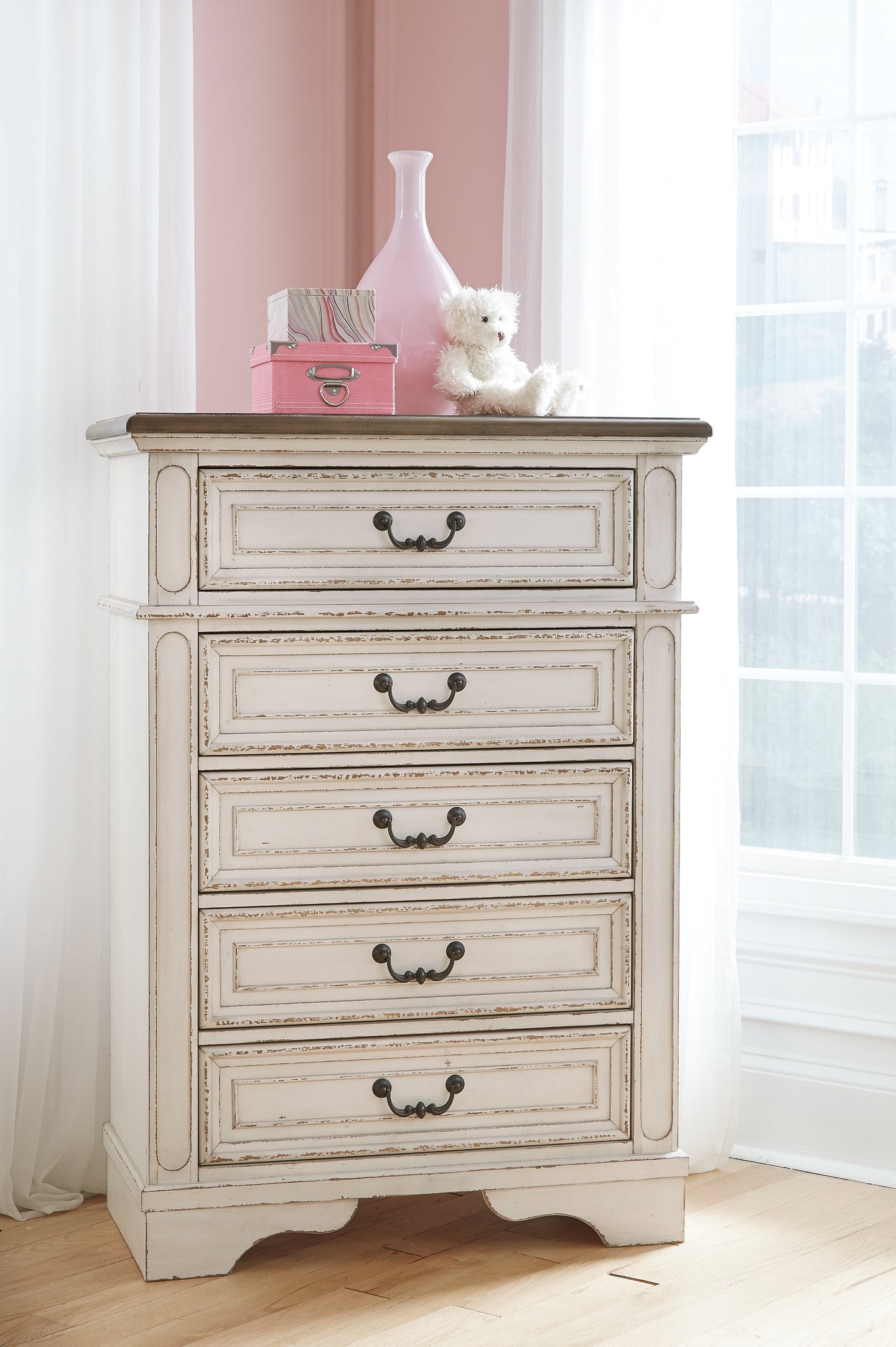 Realyn Twin Panel Bed with Mirrored Dresser and Chest at Towne & Country Furniture (AL) furniture, home furniture, home decor, sofa, bedding