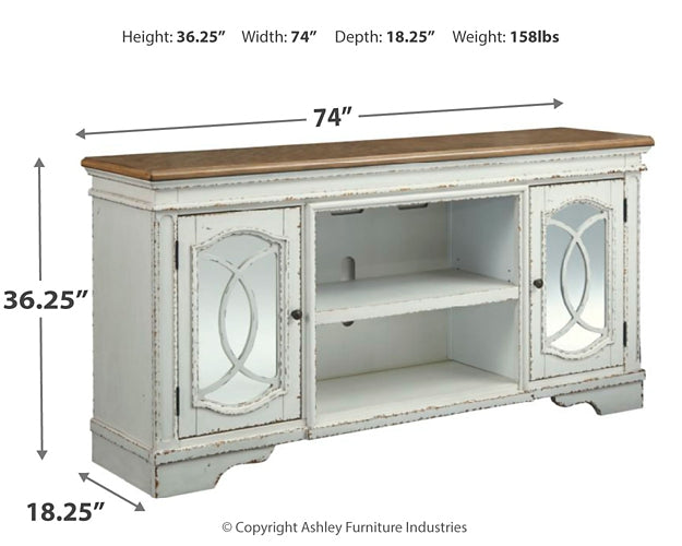 Realyn XL TV Stand w/Fireplace Option at Towne & Country Furniture (AL) furniture, home furniture, home decor, sofa, bedding