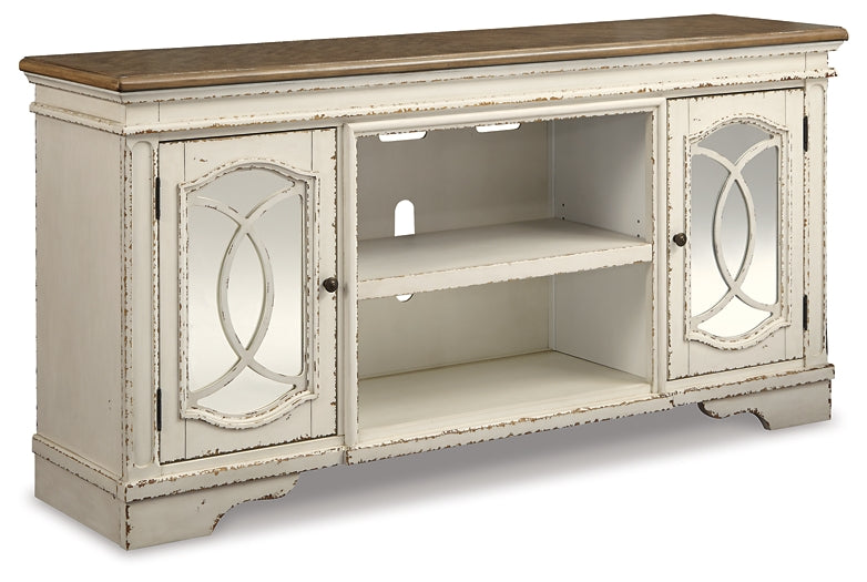 Realyn XL TV Stand w/Fireplace Option at Towne & Country Furniture (AL) furniture, home furniture, home decor, sofa, bedding