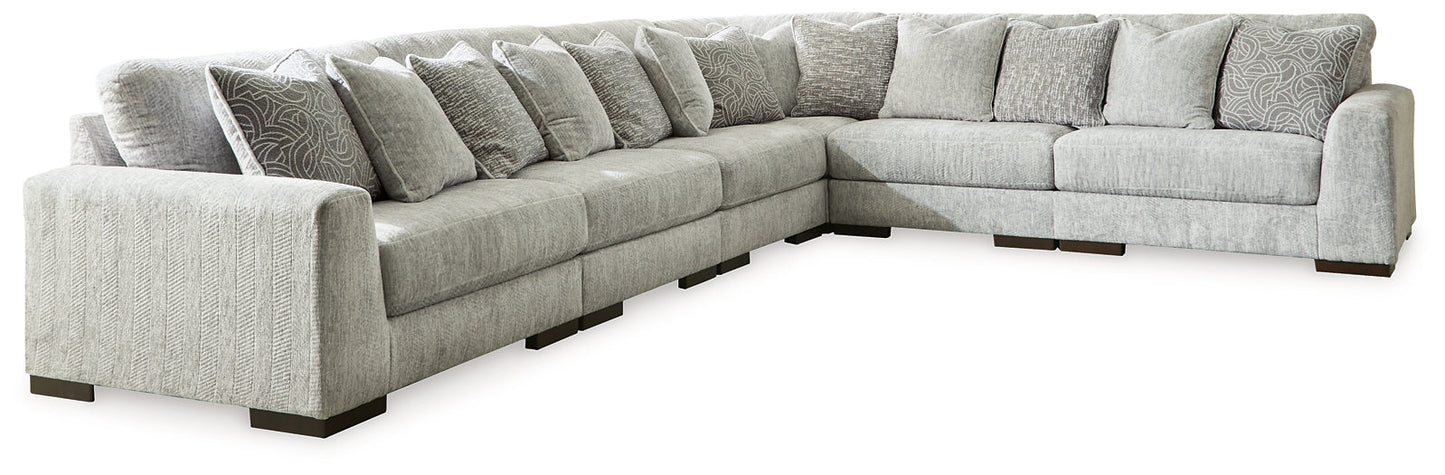 Regent Park 6-Piece Sectional with Ottoman at Towne & Country Furniture (AL) furniture, home furniture, home decor, sofa, bedding