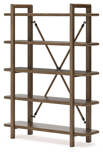 Roanhowe Bookcase at Towne & Country Furniture (AL) furniture, home furniture, home decor, sofa, bedding