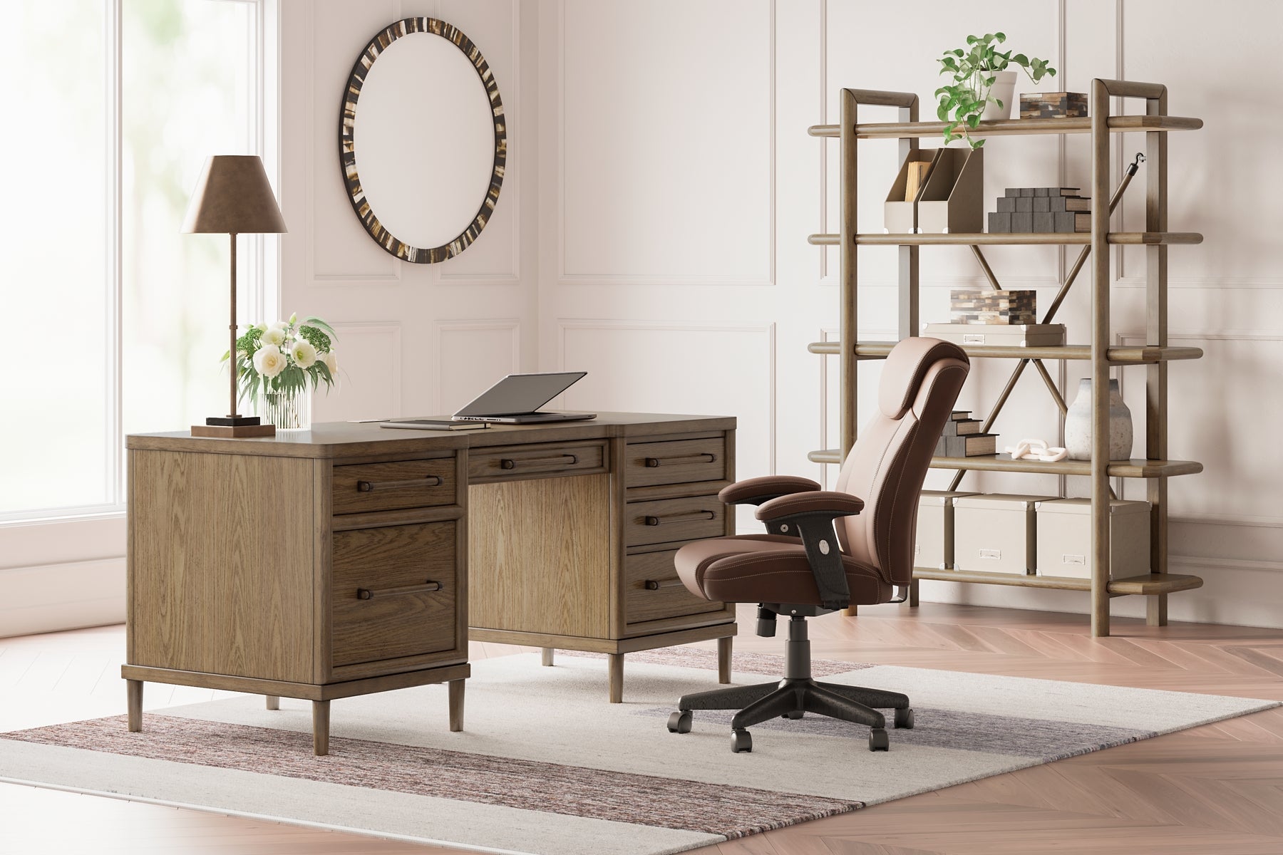 Roanhowe Home Office Desk at Towne & Country Furniture (AL) furniture, home furniture, home decor, sofa, bedding