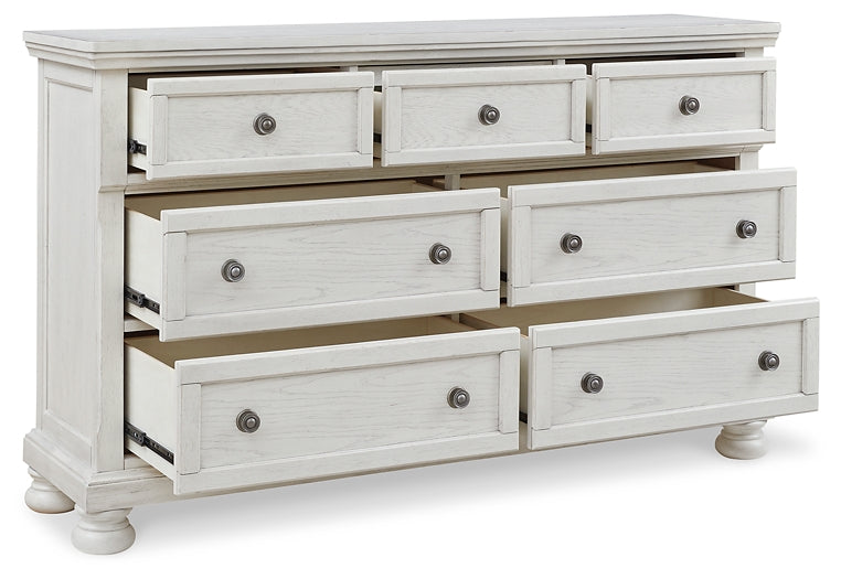 Robbinsdale California King Sleigh Bed with Storage with Mirrored Dresser at Towne & Country Furniture (AL) furniture, home furniture, home decor, sofa, bedding