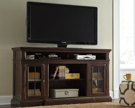 Roddinton XL TV Stand w/Fireplace Option at Towne & Country Furniture (AL) furniture, home furniture, home decor, sofa, bedding
