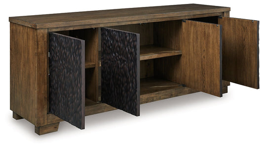 Rosswain Extra Large TV Stand at Towne & Country Furniture (AL) furniture, home furniture, home decor, sofa, bedding