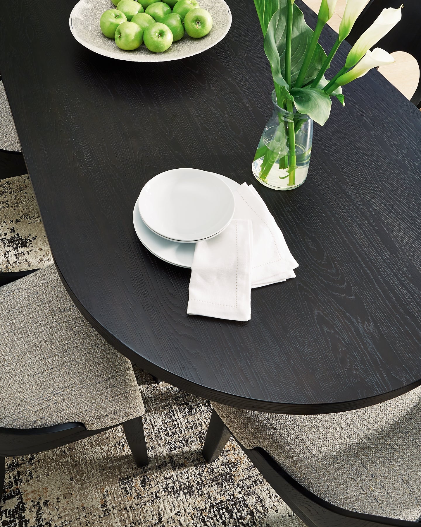 Rowanbeck Dining Table and 6 Chairs at Towne & Country Furniture (AL) furniture, home furniture, home decor, sofa, bedding