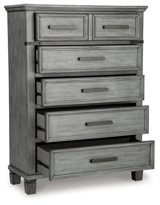 Russelyn Five Drawer Chest at Towne & Country Furniture (AL) furniture, home furniture, home decor, sofa, bedding
