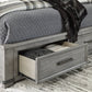Russelyn King Storage Bed with Mirrored Dresser at Towne & Country Furniture (AL) furniture, home furniture, home decor, sofa, bedding