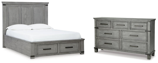 Russelyn Queen Storage Bed with Dresser at Towne & Country Furniture (AL) furniture, home furniture, home decor, sofa, bedding