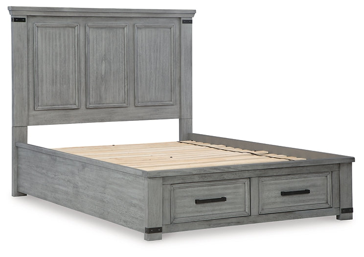 Russelyn Queen Storage Bed with Mirrored Dresser, Chest and 2 Nightstands at Towne & Country Furniture (AL) furniture, home furniture, home decor, sofa, bedding