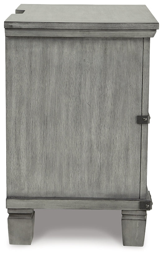 Russelyn Queen Storage Bed with Mirrored Dresser, Chest and 2 Nightstands at Towne & Country Furniture (AL) furniture, home furniture, home decor, sofa, bedding