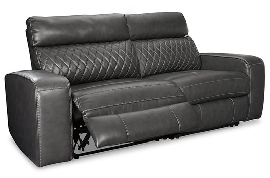 Samperstone 2-Piece Power Reclining Sectional at Towne & Country Furniture (AL) furniture, home furniture, home decor, sofa, bedding