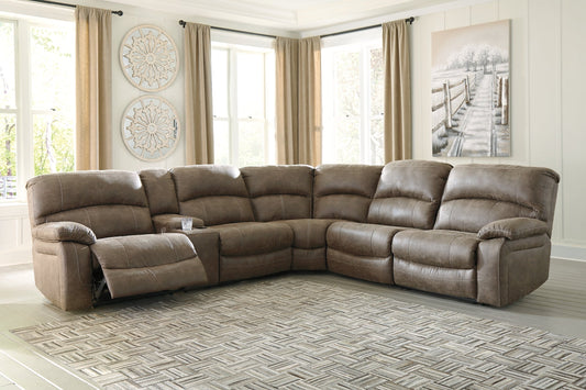 Segburg 4-Piece Power Reclining Sectional at Towne & Country Furniture (AL) furniture, home furniture, home decor, sofa, bedding