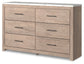 Senniberg Six Drawer Dresser at Towne & Country Furniture (AL) furniture, home furniture, home decor, sofa, bedding