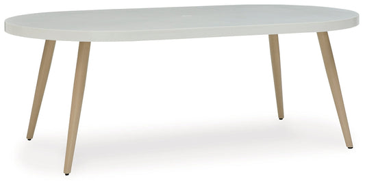 Seton Creek Oval Dining Table w/UMB OPT at Towne & Country Furniture (AL) furniture, home furniture, home decor, sofa, bedding