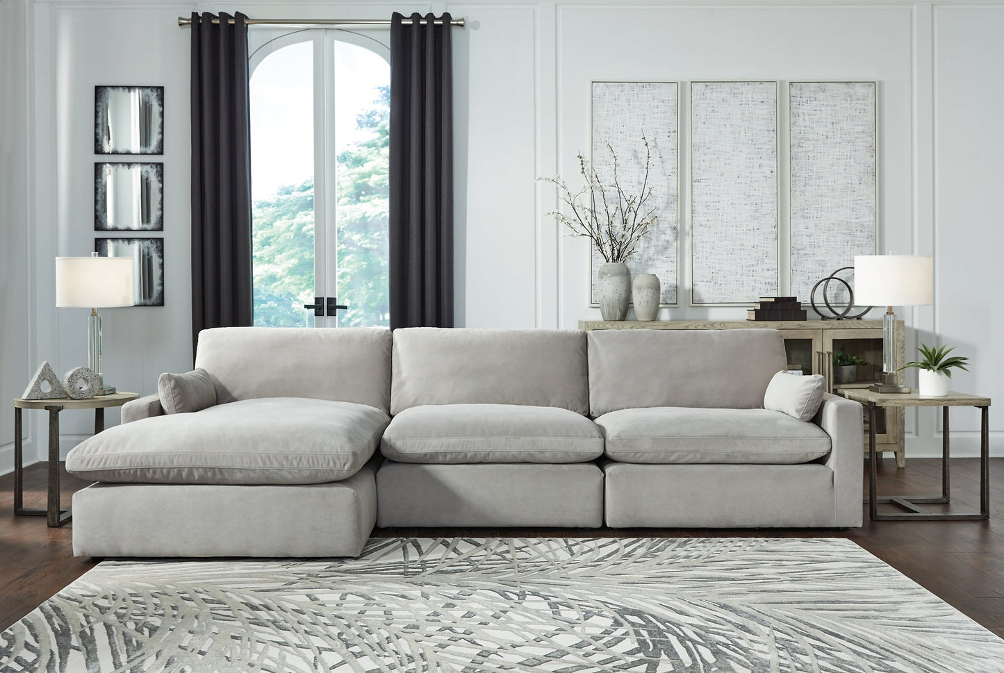 Sophie 3-Piece Sectional with Chaise at Towne & Country Furniture (AL) furniture, home furniture, home decor, sofa, bedding