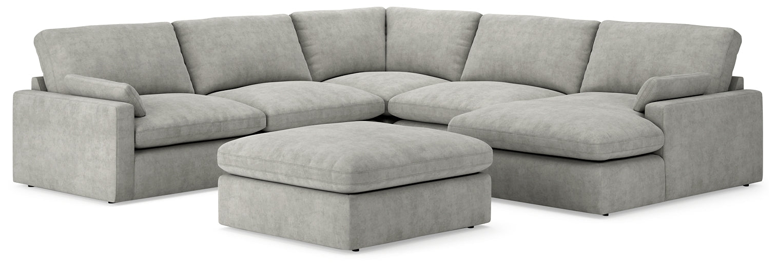 Sophie 5-Piece Sectional with Ottoman at Towne & Country Furniture (AL) furniture, home furniture, home decor, sofa, bedding