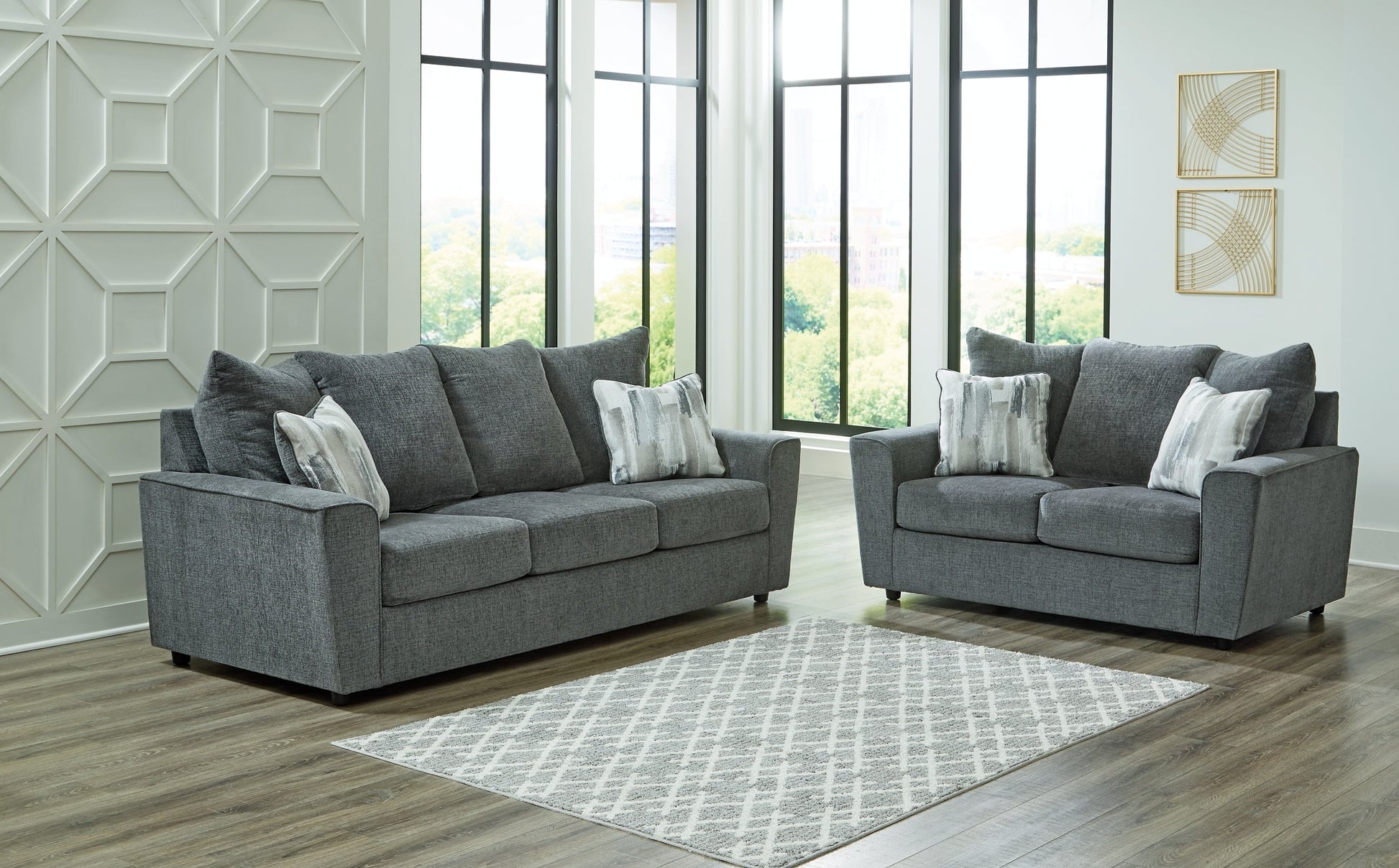 Stairatt Sofa, Loveseat, Chair and Ottoman at Towne & Country Furniture (AL) furniture, home furniture, home decor, sofa, bedding