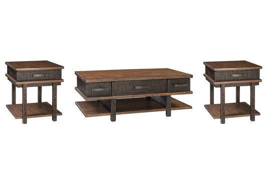 Stanah Coffee Table with 2 End Tables at Towne & Country Furniture (AL) furniture, home furniture, home decor, sofa, bedding