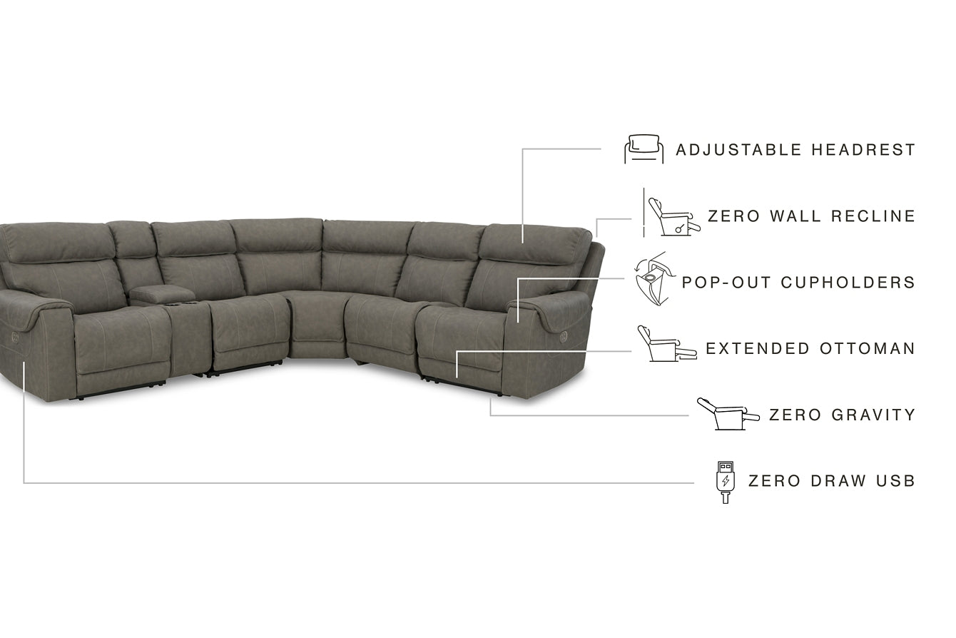 Starbot 7-Piece Power Reclining Sectional at Towne & Country Furniture (AL) furniture, home furniture, home decor, sofa, bedding