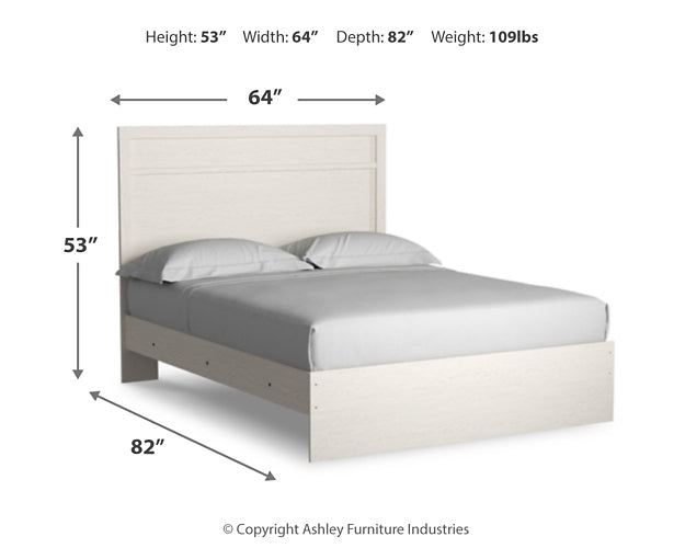 Stelsie Queen Panel Bed with Mirrored Dresser at Towne & Country Furniture (AL) furniture, home furniture, home decor, sofa, bedding