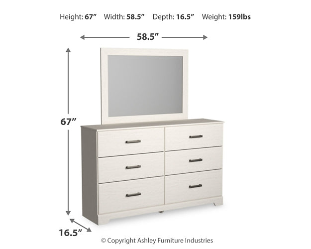 Stelsie Twin Panel Bed with Mirrored Dresser, Chest and 2 Nightstands at Towne & Country Furniture (AL) furniture, home furniture, home decor, sofa, bedding