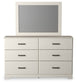 Stelsie Twin Panel Bed with Mirrored Dresser, Chest and 2 Nightstands at Towne & Country Furniture (AL) furniture, home furniture, home decor, sofa, bedding
