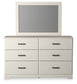 Stelsie Twin Panel Bed with Mirrored Dresser and 2 Nightstands at Towne & Country Furniture (AL) furniture, home furniture, home decor, sofa, bedding