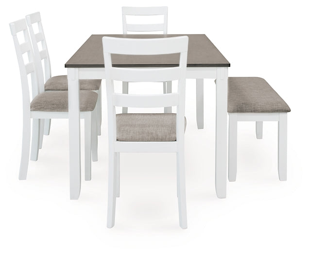 Stonehollow RECT DRM Table Set (6/CN) at Towne & Country Furniture (AL) furniture, home furniture, home decor, sofa, bedding