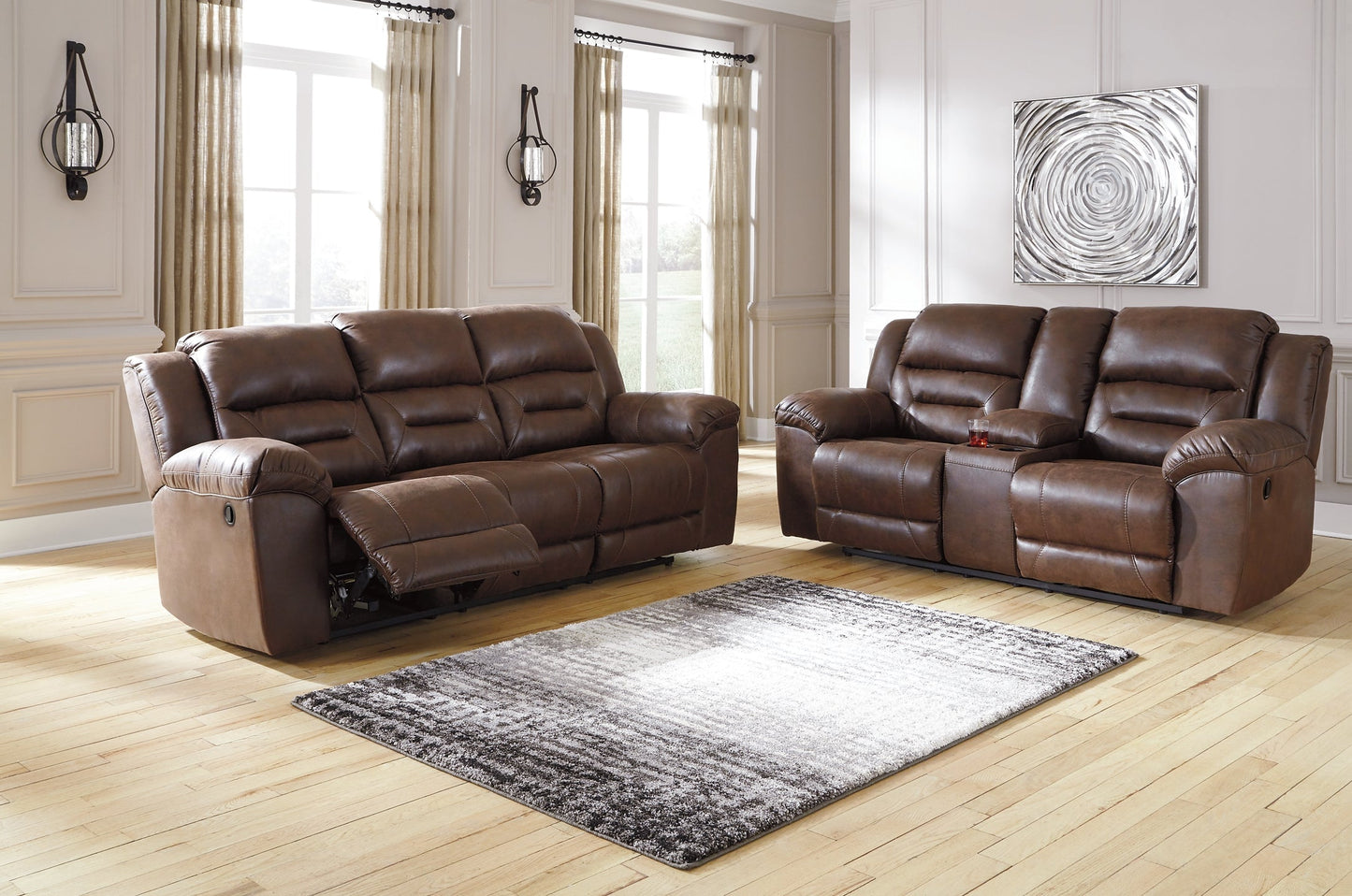 Stoneland Sofa and Loveseat at Towne & Country Furniture (AL) furniture, home furniture, home decor, sofa, bedding