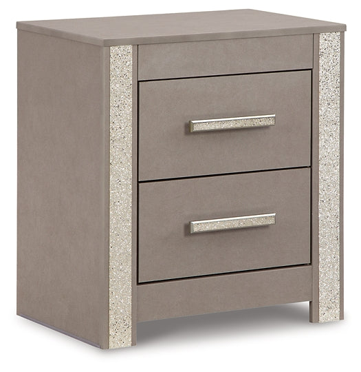 Surancha Full Panel Bed with Mirrored Dresser, Chest and Nightstand at Towne & Country Furniture (AL) furniture, home furniture, home decor, sofa, bedding