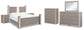 Surancha King Poster Bed with Mirrored Dresser, Chest and 2 Nightstands at Towne & Country Furniture (AL) furniture, home furniture, home decor, sofa, bedding