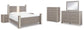 Surancha Queen Poster Bed with Mirrored Dresser, Chest and 2 Nightstands at Towne & Country Furniture (AL) furniture, home furniture, home decor, sofa, bedding
