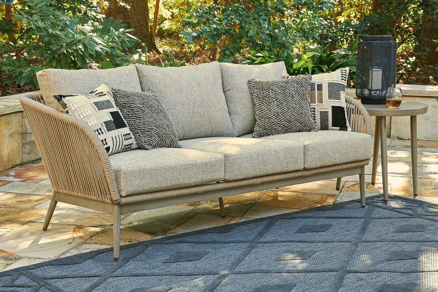 Swiss Valley Outdoor Sofa and Loveseat at Towne & Country Furniture (AL) furniture, home furniture, home decor, sofa, bedding