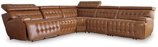 Temmpton 5-Piece Power Reclining Sectional at Towne & Country Furniture (AL) furniture, home furniture, home decor, sofa, bedding