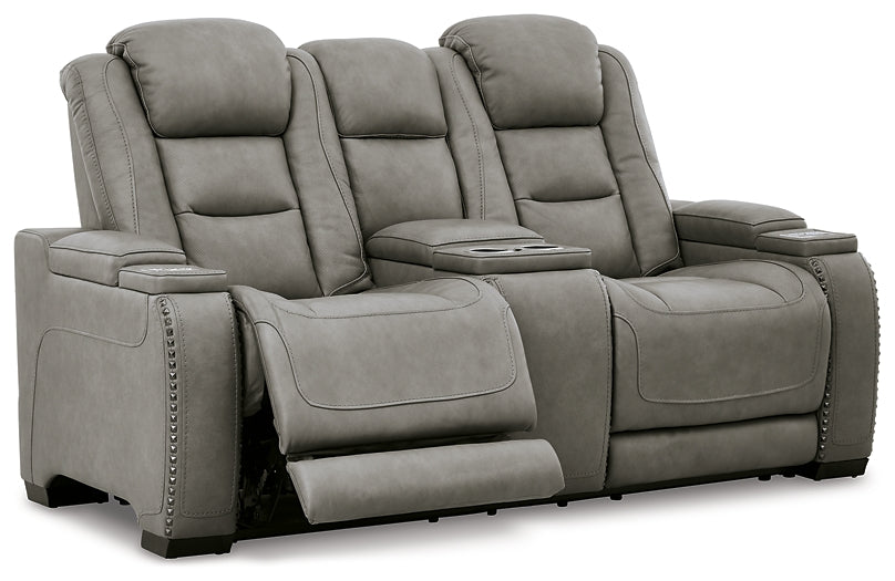 The Man-Den PWR REC Loveseat/CON/ADJ HDRST at Towne & Country Furniture (AL) furniture, home furniture, home decor, sofa, bedding