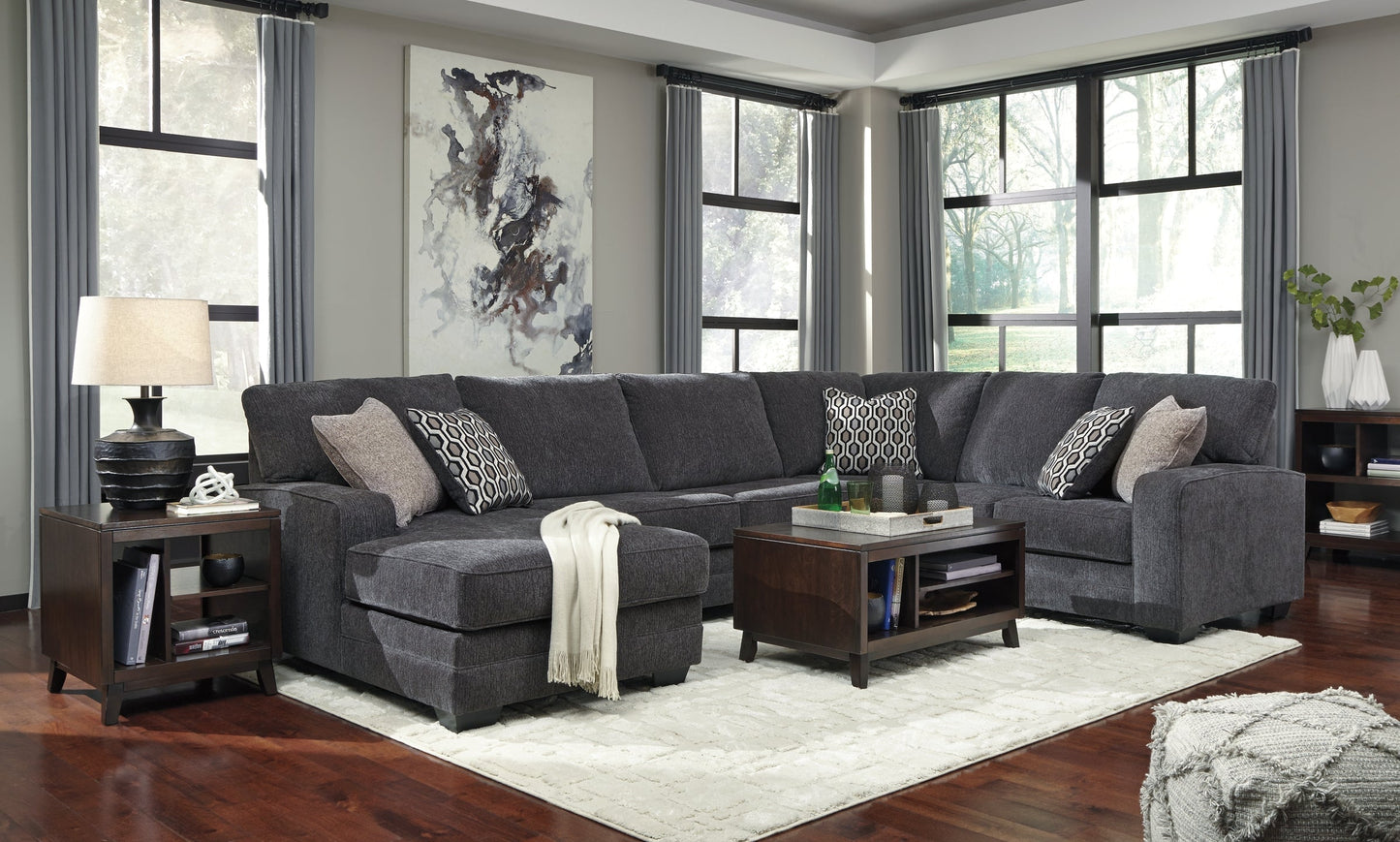 Tracling 3-Piece Sectional with Chaise at Towne & Country Furniture (AL) furniture, home furniture, home decor, sofa, bedding