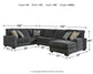 Tracling 3-Piece Sectional with Ottoman at Towne & Country Furniture (AL) furniture, home furniture, home decor, sofa, bedding