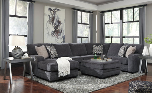 Tracling 3-Piece Sectional with Ottoman at Towne & Country Furniture (AL) furniture, home furniture, home decor, sofa, bedding