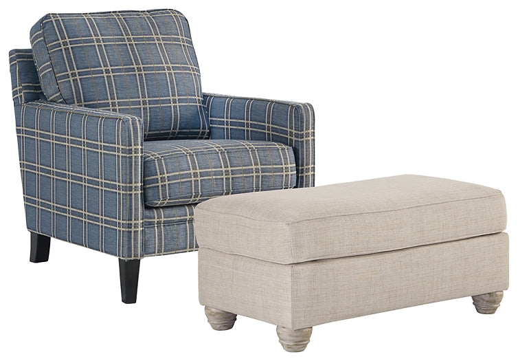 Traemore Chair and Ottoman at Towne & Country Furniture (AL) furniture, home furniture, home decor, sofa, bedding