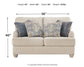 Traemore Loveseat at Towne & Country Furniture (AL) furniture, home furniture, home decor, sofa, bedding