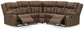 Trail Boys 2-Piece Reclining Sectional at Towne & Country Furniture (AL) furniture, home furniture, home decor, sofa, bedding