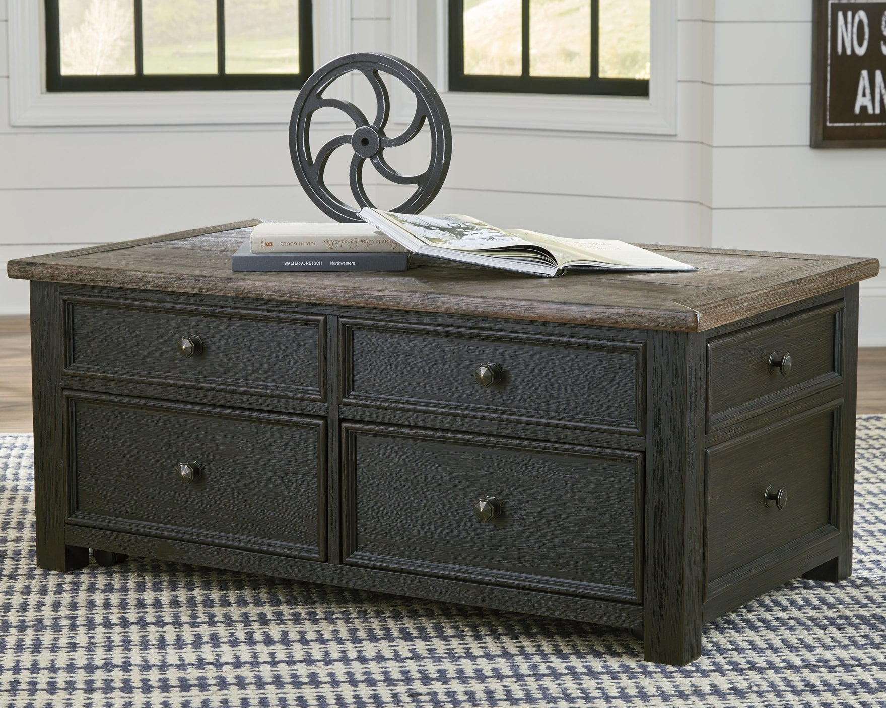 Tyler Creek Coffee Table with 1 End Table at Towne & Country Furniture (AL) furniture, home furniture, home decor, sofa, bedding