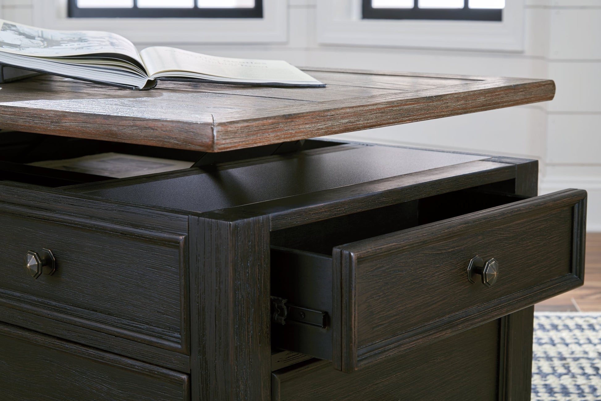 Tyler Creek Coffee Table with 1 End Table at Towne & Country Furniture (AL) furniture, home furniture, home decor, sofa, bedding