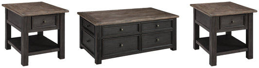 Tyler Creek Coffee Table with 2 End Tables at Towne & Country Furniture (AL) furniture, home furniture, home decor, sofa, bedding