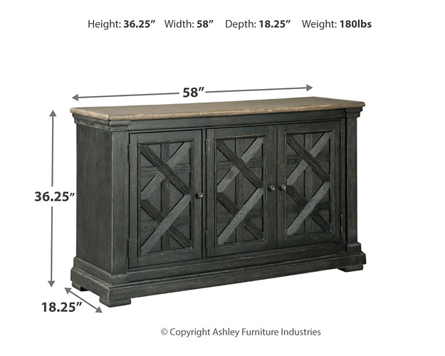 Tyler Creek Dining Room Server at Towne & Country Furniture (AL) furniture, home furniture, home decor, sofa, bedding