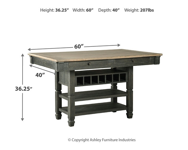Tyler Creek RECT Dining Room Counter Table at Towne & Country Furniture (AL) furniture, home furniture, home decor, sofa, bedding