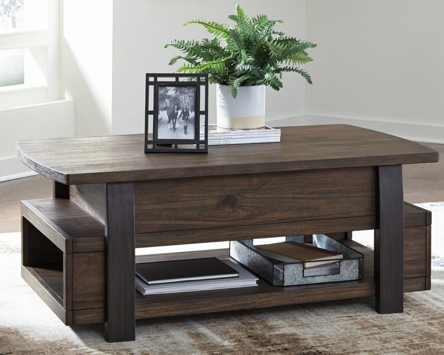 Vailbry Coffee Table with 1 End Table at Towne & Country Furniture (AL) furniture, home furniture, home decor, sofa, bedding