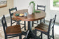 Valebeck Counter Height Dining Table and 4 Barstools at Towne & Country Furniture (AL) furniture, home furniture, home decor, sofa, bedding